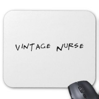 Funny Vintage Nurse Mouse Pad
