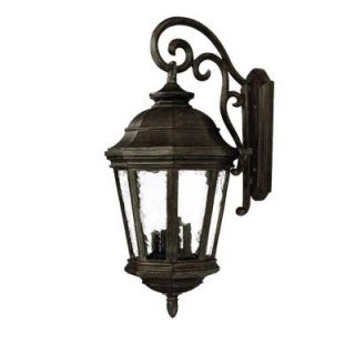 Acclaim Lighting Barrington Collection Wall Mount 4 Light Outdoor Black Coral Light Fixture DISCONTINUED 222BC