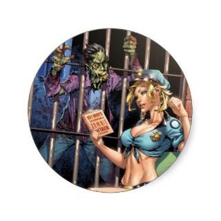 The Waking #2 D   Jailed Zombie meets Sexy Cop Sticker