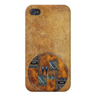 Southwestern Art on SW Rock Stone Covers For iPhone 4