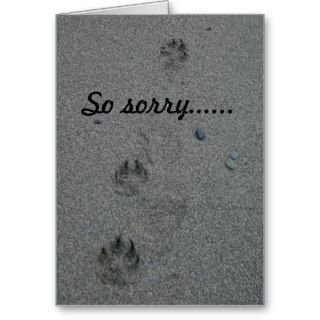 Loss of Pet Sympathy Card