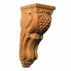 Foster Mantels 5 in. x 7 in. x 14 in. Unfinished Cherry Grape Corbel C113C