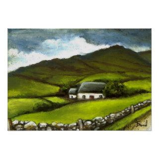 Old Irish cottage Print