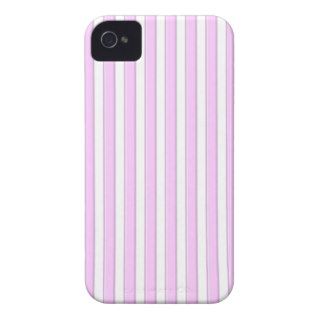 Pink Stripes on White iPhone 4 Cover
