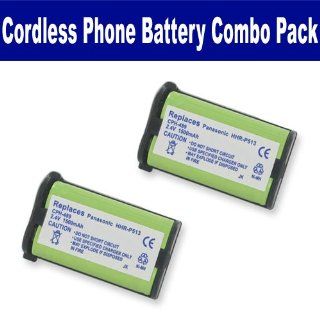 Panasonic KX TG2258 Cordless Phone Battery Combo Pack includes 2 x EM CPH 489 Batteries Electronics