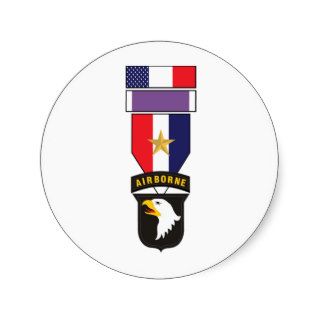 101st Airborne Division Purple Heart Stickers