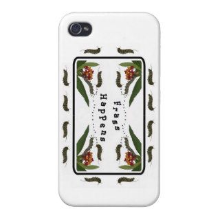 Frass Happens Monarch Caterpillar iPhone case Cover For iPhone 4