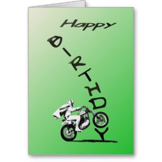 HAVE AN EVEL BIRTHDAY.green. Card
