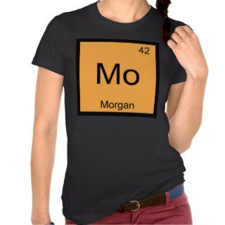 Morgan Name Chemistry Element Periodic Table T Shirts