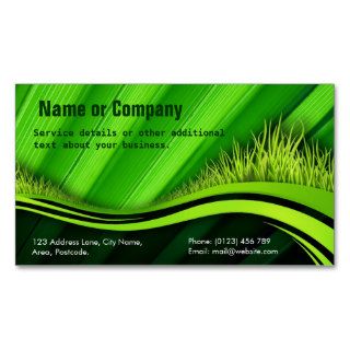 Gardening Grass Business Card Templates