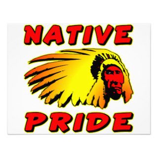 Native American Native Pride #15 Personalized Announcement