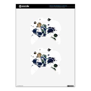 Earth Paint Xbox 360 Controller Skin