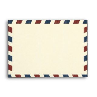 Vintage Airmail A6 Envelope