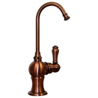 Whitehaus Single Handle Point of Use Drinking Water Faucet in Antique Copper WHFH3 C4120 ACO