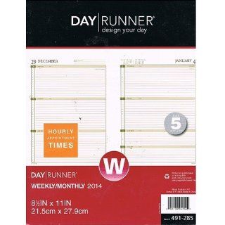 Day Runner 2014 Weekly Planner Refill, 8.5 x 11 Inches (491 285)  Office Calendar Refills 