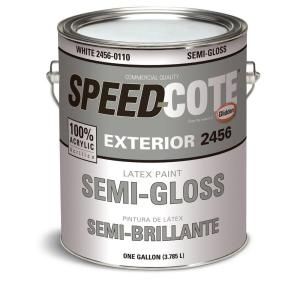 Speed Cote 1 gal. Semigloss Deep Base Exterior Latex Paint 2456 0400V 01