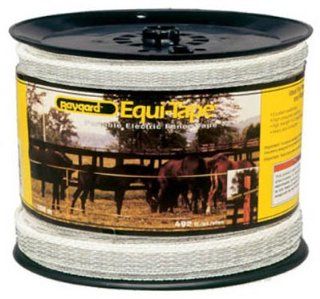 7/8x492 WHT Equi Tape   Livestock Enclosure Equipment