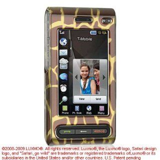 NEW BROWN GIRAFFE SKIN HARD CASE COVER FOR SAMSUNG MEMOIR SGH T929 CELL PHONE Cell Phones & Accessories