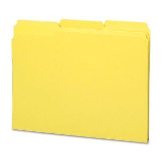 Sparco File Folder, Letter, 11 Point, 1/3 Inches Exp, 100 per Box, Yellow (SPRSP21273)  Colored File Folders 