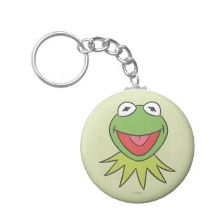 Kermit the Frog Cartoon Head Keychains