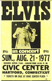 Elvis in Concert 1977 14" X 22" Vintage Style Poster  Prints  