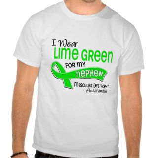 I Wear Lime Green 42 Nephew Muscular Dystrophy Shirts