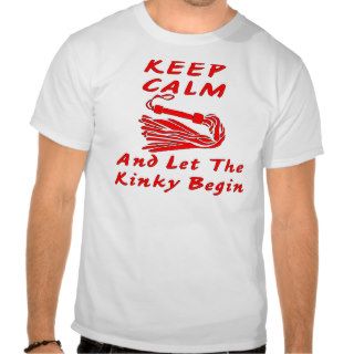 Keep Calm And Let The Kinky Begin 2 Shirt