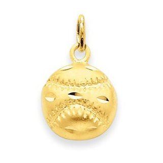 14k Gold Baseball Charm Jewelry
