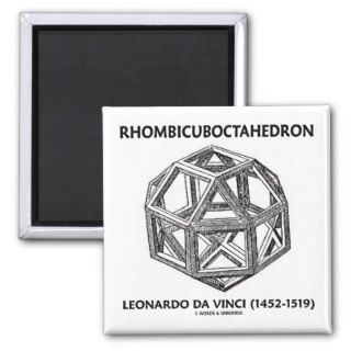 Rhombicuboctahedron (Leonardo da Vinci) Magnet