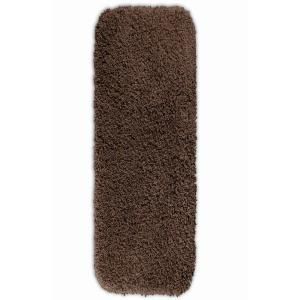 Garland Rug Serendipity Chocolate 22 in. x 60 in. Washable Bathroom Accent Rug SER 2260 14