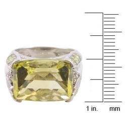 Michael Valitutti 14k Gold Oro Verde, Chrysoberyl and Diamond Ring Michael Valitutti Gemstone Rings