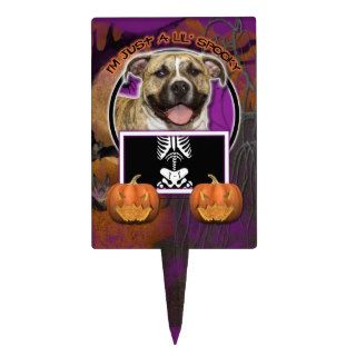 Halloween   Just a Lil Spooky   Pitbull   Tigger Rectangle Cake Topper
