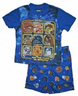 Angry Birds Star Wars Boys Short Pajama Set (8) Clothing