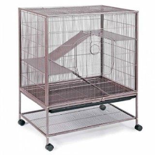 Prevue Hendryx Small Animal Rat and Chinchilla Cage With Hammer Tone Finish And Roll Caster  Pet Cages 