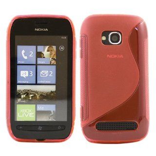 iTALKonline ProGel WAVE S Line Tough Grip TPU Case Cover Skin Protector For Nokia Lumia 710   Pink Cell Phones & Accessories