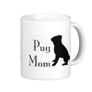Fancy Pug Mom Coffee Mug