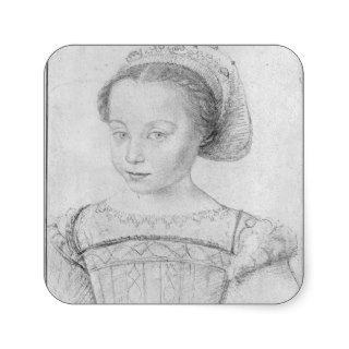 Marguerite de Valois  known as La Reine Margot Square Sticker
