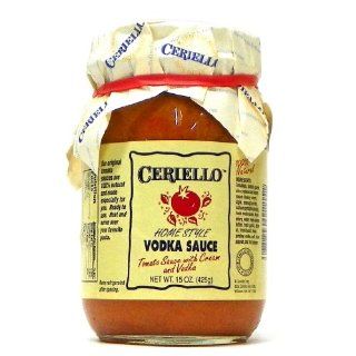 Ceriello Homestyle Vodka Sauce, 15 oz  Tomato And Marinara Sauces  Grocery & Gourmet Food