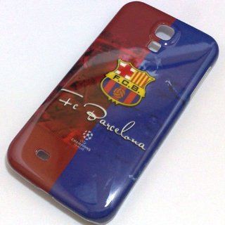 FC Barcelona Galaxy S4 / i9500 Hard Back Case Cover   Red/Blue Cell Phones & Accessories