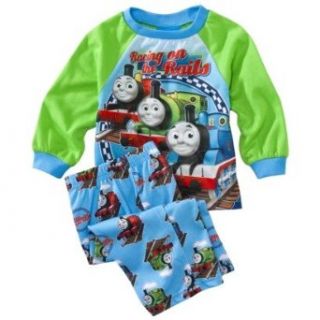 Thomas the Train Toddler Boys 2pc Pajamas Racing On The Rails (4T) Clothing