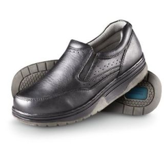 Men's Soft Stags Tom Twin Gore Slip   ons Black, BLACK, 9.5M Walking Shoes Shoes