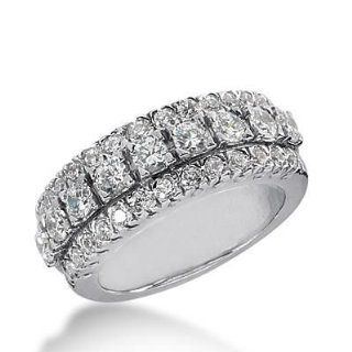 Diamond Wedding Ring 26 Round Stone 0.025 ct 9 Round Stone 0.10 ct Total 1.55 ctw. 497 WR2027 Wedding Bands Jewelry