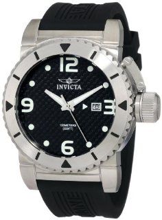 Invicta Men's 1431 Sea Hunter Black Dial Rubber Watch Invicta Watches
