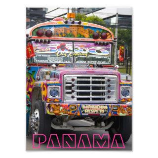 Panama Diablo Rojo Bus Poster Art Photo