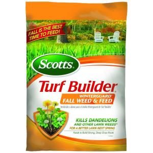 Scotts 15,000 sq. ft. Turfbuilder Winterguard Fertilizer with Plus 2 Weed Control 50245
