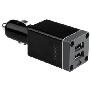 Macally 20 Watt Dual Port USB Car Charger Macally Power Protection
