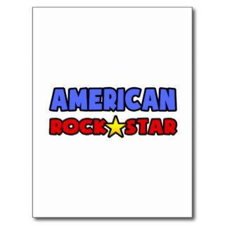 American Rock Star Postcard