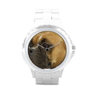 Boxer Dog Face Watches