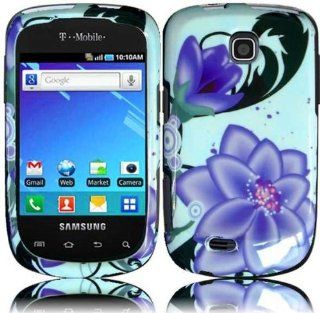 Hard Violet Flowers Case Cover Faceplate Protector for Samsung Dart T499 with Free Gift Reliable Accessory Pen Cell Phones & Accessories