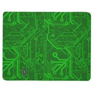 Green Printed Circuit Board Pattern Journals